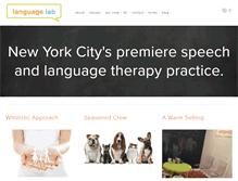 Tablet Screenshot of languagelabnyc.com